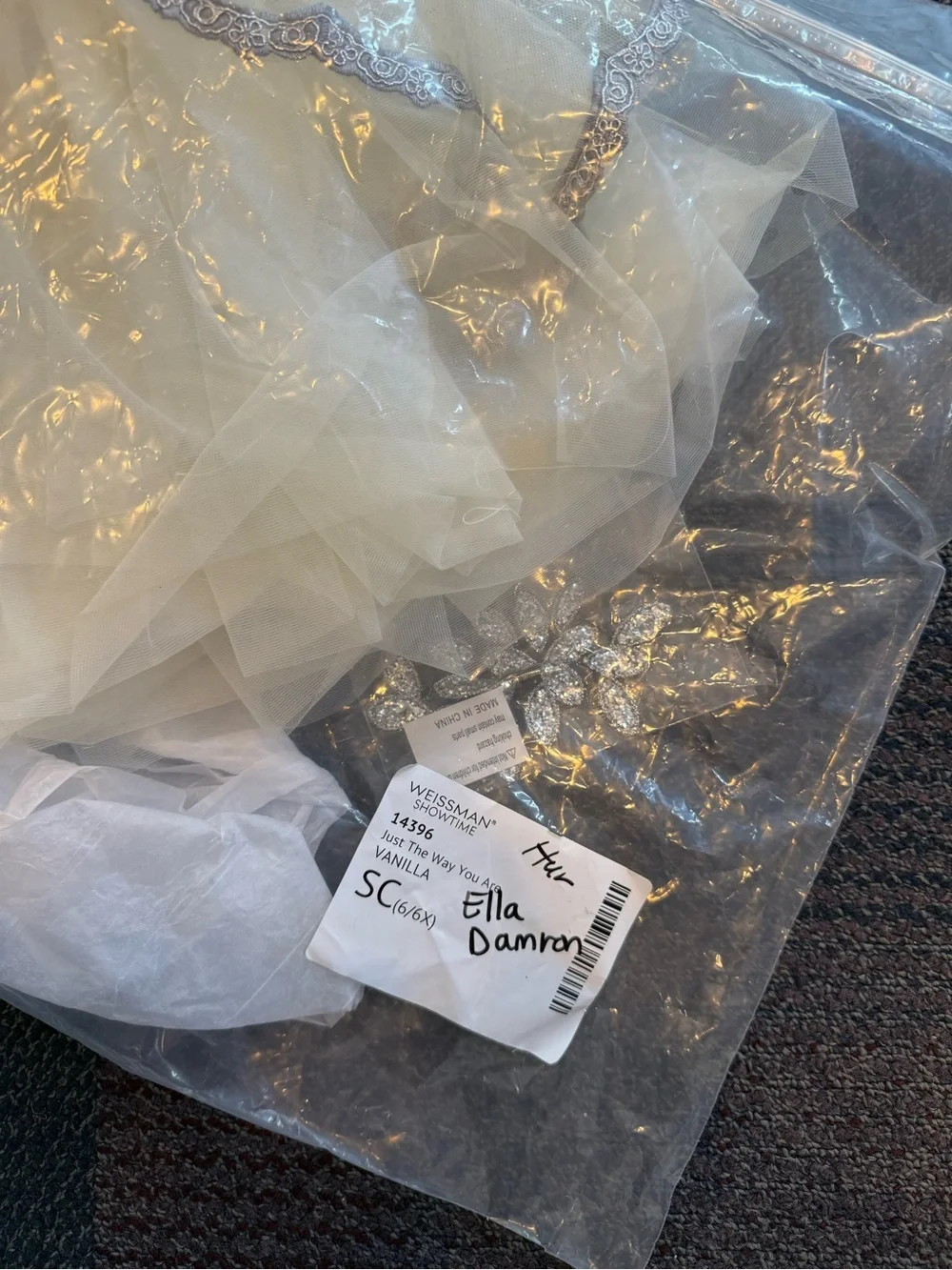 NEW! Weissman Just The Way You Are ballet tutu costume, ivory cream vanilla